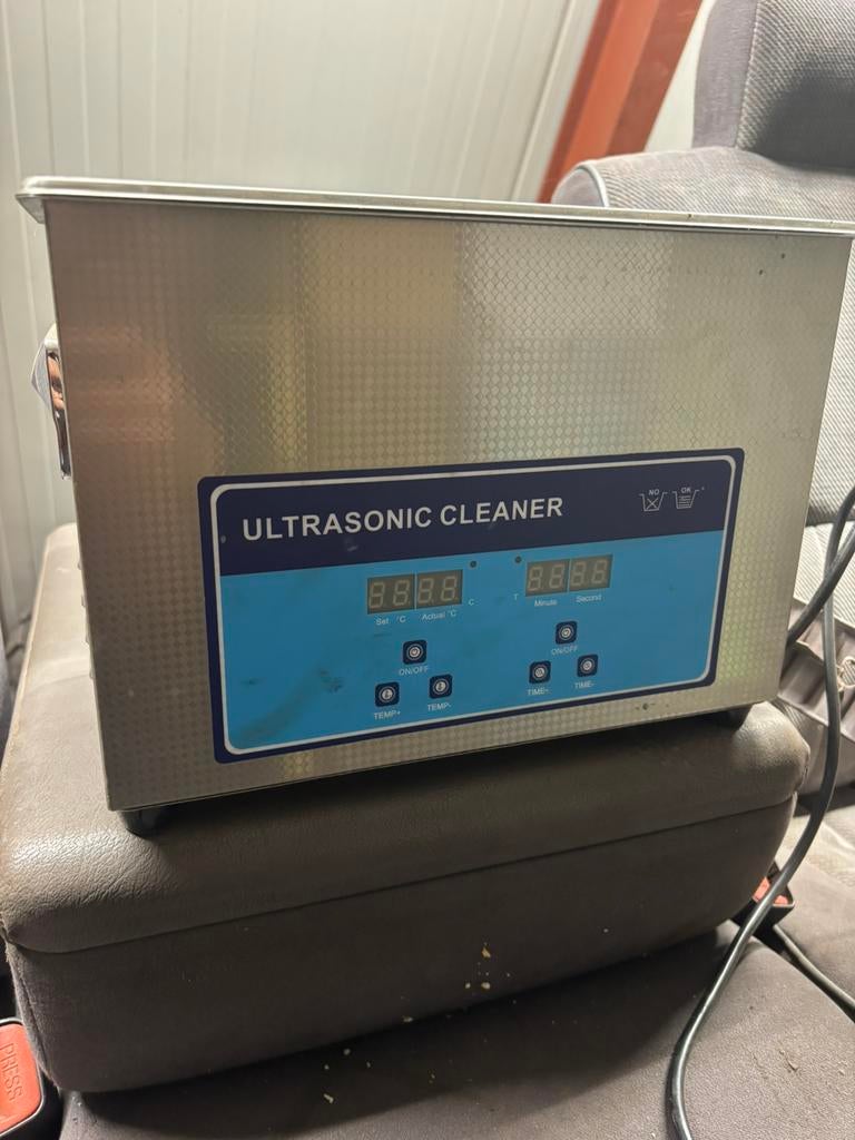 Ultrasonic cleaner, Ophalen