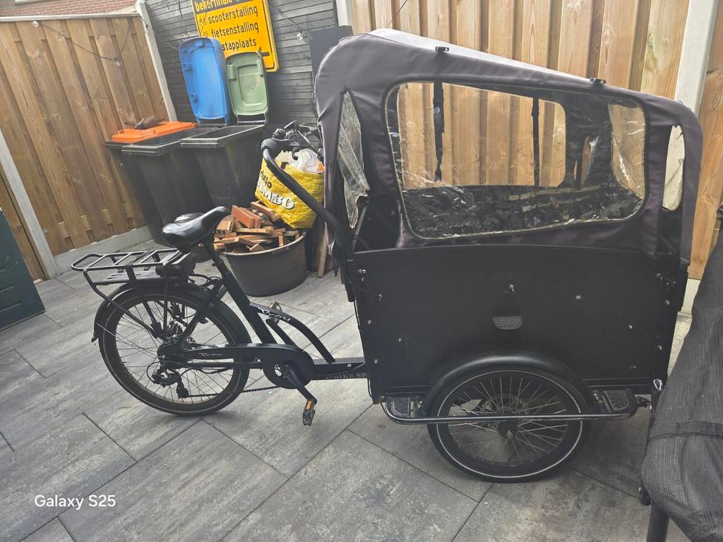 Voque Troy bakfiets, Ophalen