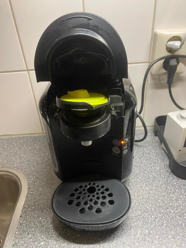 Bosch Tassimo Koffiezetapparaat - Zwart, Witgoed en Apparatuur, Koffiezetapparaten, Gebruikt, Koffiepads en cups, Koffiemachine