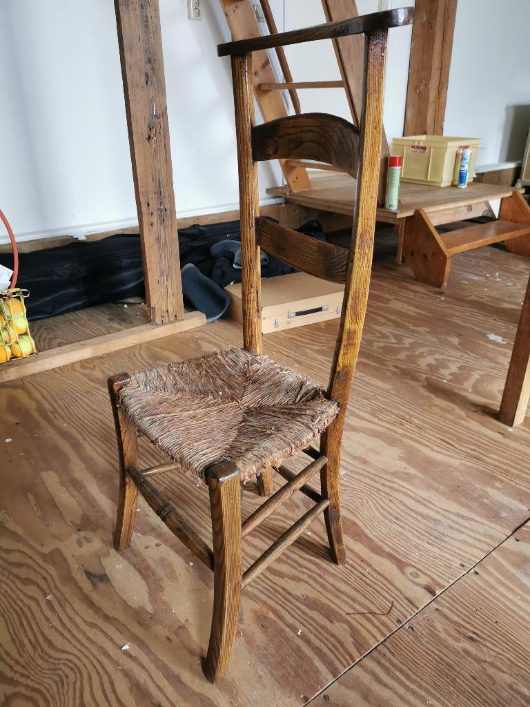 kerkstoel, Antiek en Kunst, Antiek | Meubels | Stoelen en Banken, Ophalen