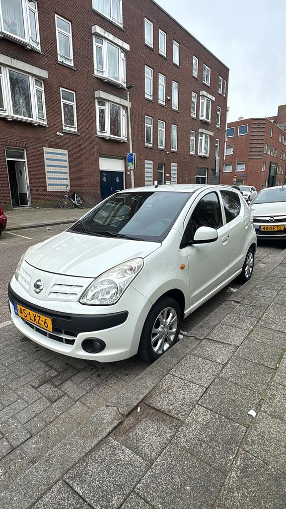 Nissan Pixo 1.0 50KW 5D 2010 Wit, Voorwielaandrijving, 200 kg, 4 stoelen, Origineel Nederlands