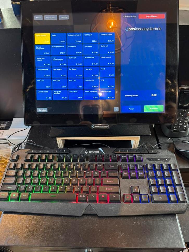 POS-kassasysteem met CCV-pinautomaat voor winkel of horeca, Computers en Software, Windows Laptops, Zo goed als nieuw, Minder dan 2 Ghz