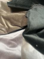 Diverse stuks (mohair)velours meubelstof, 120 cm of meer, Beige, 200 cm of meer, Ophalen of Verzenden