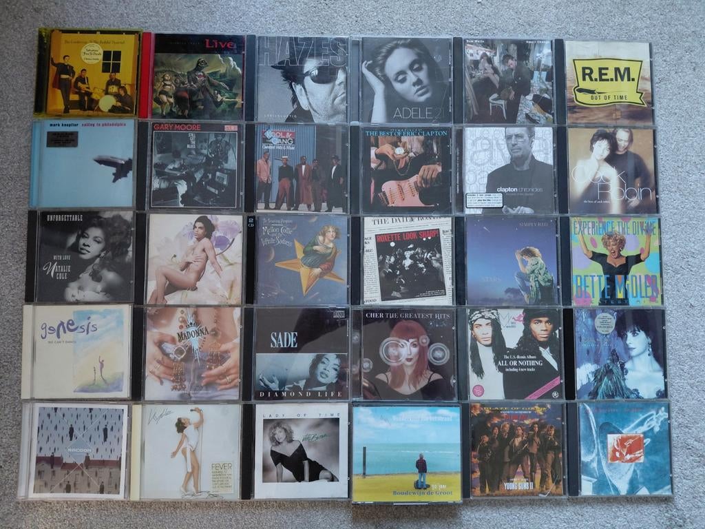 Collectie van 271 cd's pop rock partij, Ophalen, Zo goed als nieuw
