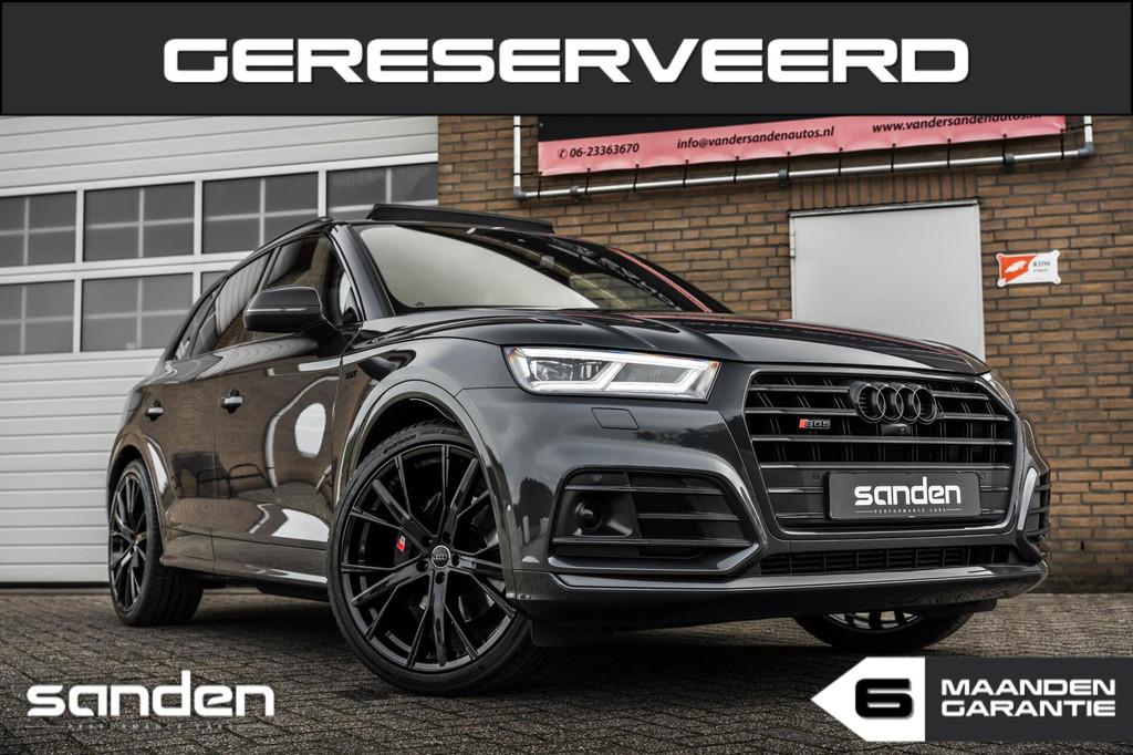 Audi SQ5 3.0TFSI Quattro|Diffuser|Pano|360cam|Carbon|RSLeder, Auto's, Audi, Bedrijf, SQ5, 360° camera, 4x4, ABS, Achteruitrijcamera