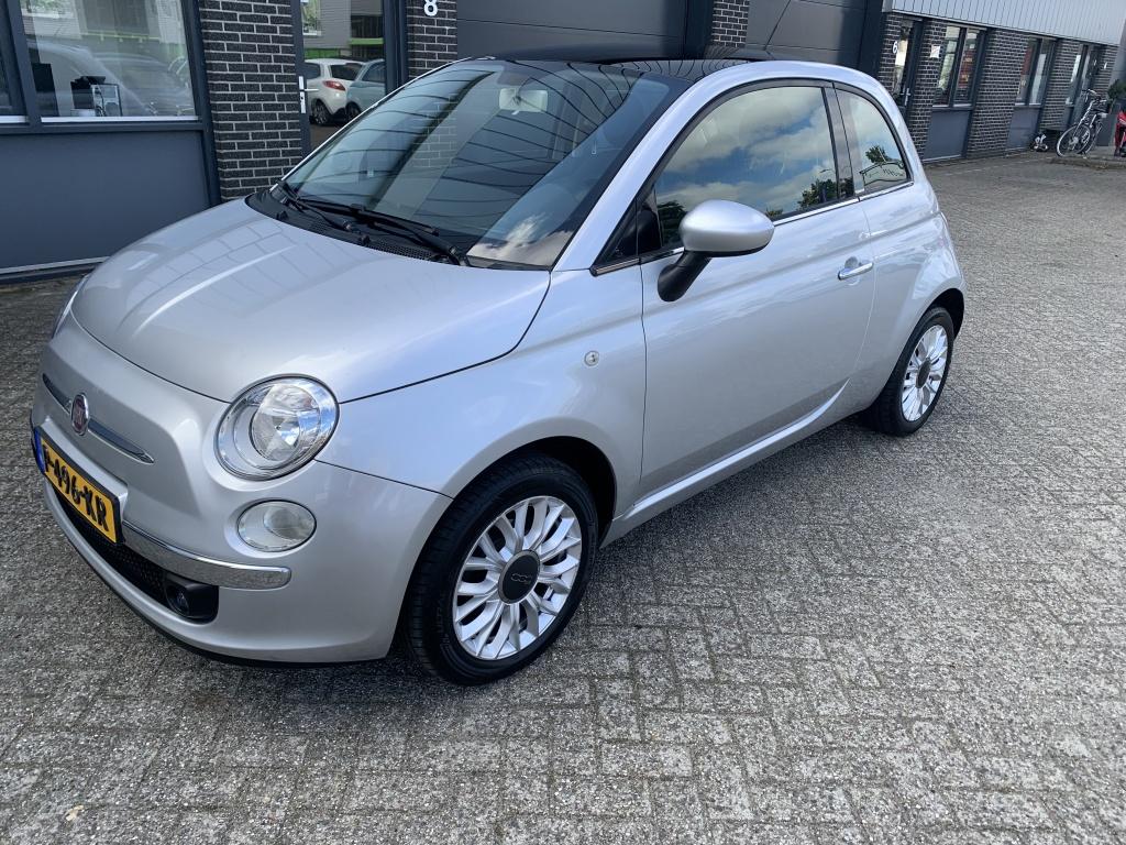 Fiat 500 1.2 Lounge panorama (bj 2010), Start-stop-systeem, Euro 5, Gebruikt, 1242 cc