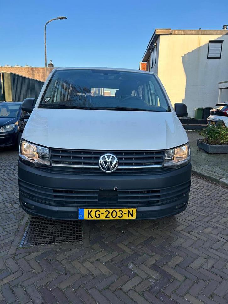 Volkswagen Transporter 2016 Wit kombi  9 persoons, Auto's, Volkswagen, Bedrijf, Transporter, Diesel, Overige carrosserieën, Origineel Nederlands