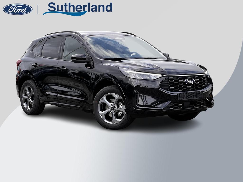 Ford Kuga 2.5 PHEV ST-Line 243 pk | Wegklapbare trekhaak | 2, Auto's, Ford, 4 cilinders, Zwart, Nieuw, Kuga