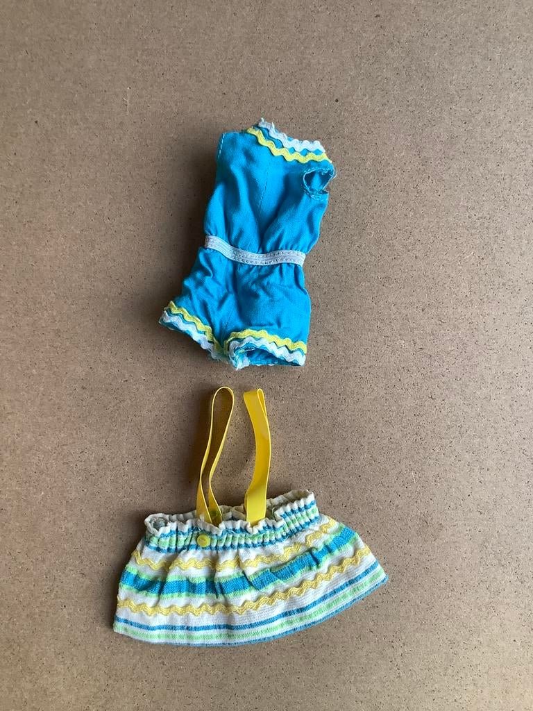 Vintage setje voor Skipper van Mattel, Verzamelen, Poppen, Ophalen of Verzenden, Gebruikt, Kleertjes