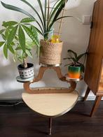 Vintage plantentafel - bijzet tafel jaren 70, Overige materialen, Gebruikt, 55 tot 75 cm, Ophalen