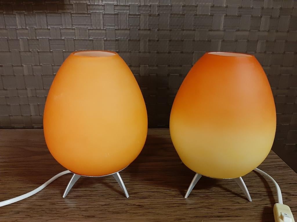 Vintage Briloner Sputnik tafellampjes, lampjes, Space Age, Vintage Space Age, Vintage, Ophalen of Verzenden, Zo goed als nieuw