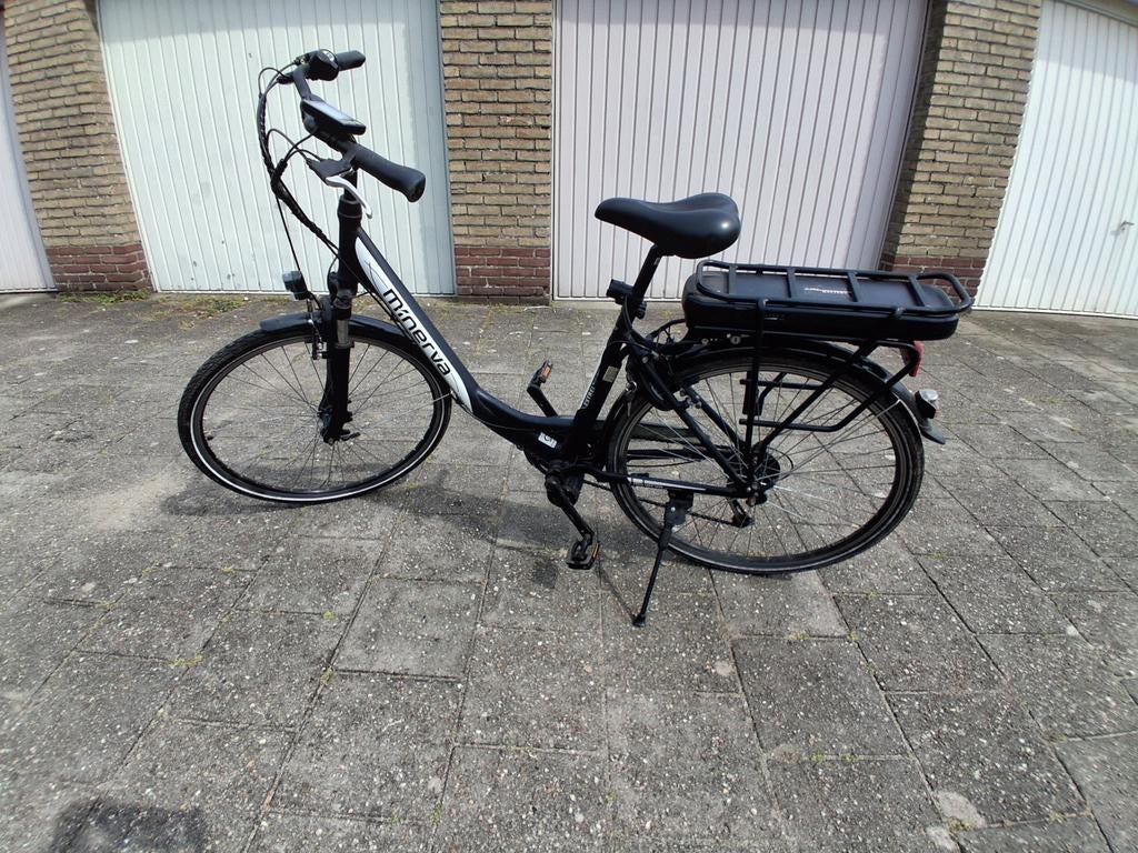 Minerva elektrische damesfiets - comfortabel, Gebruikt, 51 tot 55 cm, 30 tot 50 km per accu, Ophalen