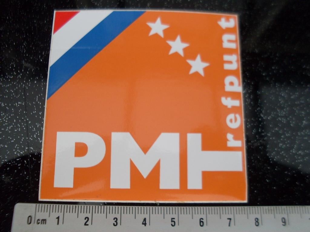 sticker PMT trefpunt logo, Verzenden, Zo goed als nieuw, Bedrijf of Vereniging