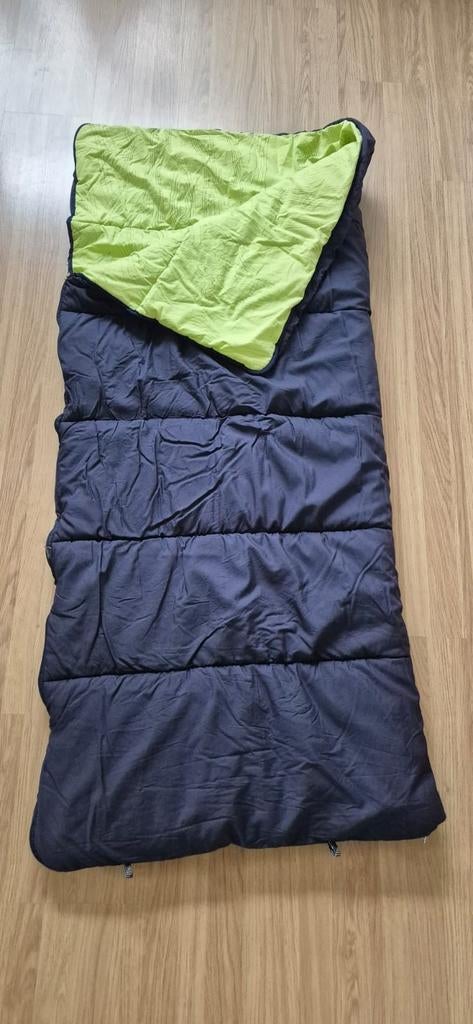 Comfortabele Nomad Slaapzak - Katoenen voering (Limoengroen), Caravans en Kamperen, Ophalen