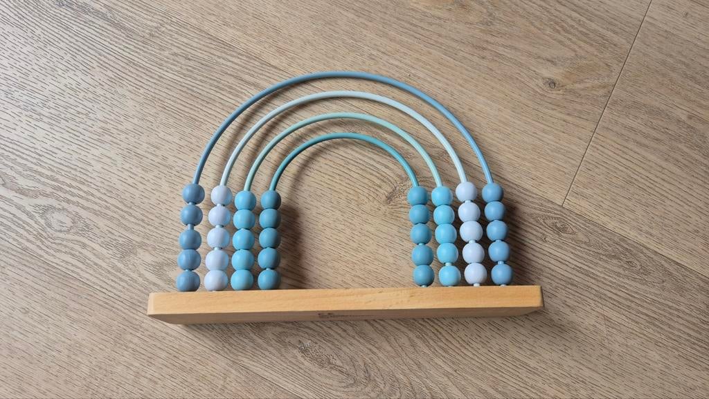 Little Dutch Kralenboog telraam blauw wit, Kinderen en Baby's, Ophalen of Verzenden