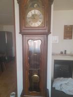 Massief eiken staande klok, westminster uurwerk & maanstand, Ophalen, Gebruikt, Analoog, Staande klok