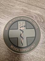 PVC embleem Medical Support Unit NL Marsof, Verzamelen, Ophalen, Marine, Nederland, Embleem of Badge