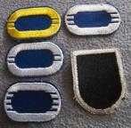 US Airborne Emblemen - Set van 5 Militaire Patches, Verzamelen, Ophalen of Verzenden, Landmacht, Amerika, Embleem of Badge