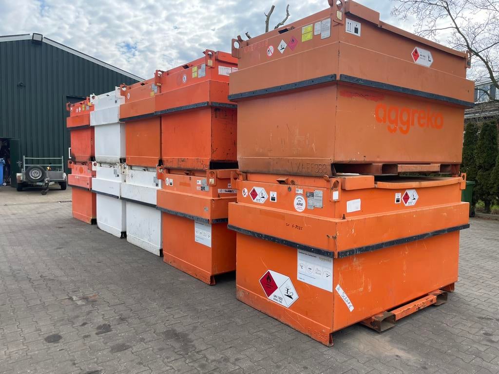 Dieseltank brandstoftank IBC tank 3000 liter, Ophalen