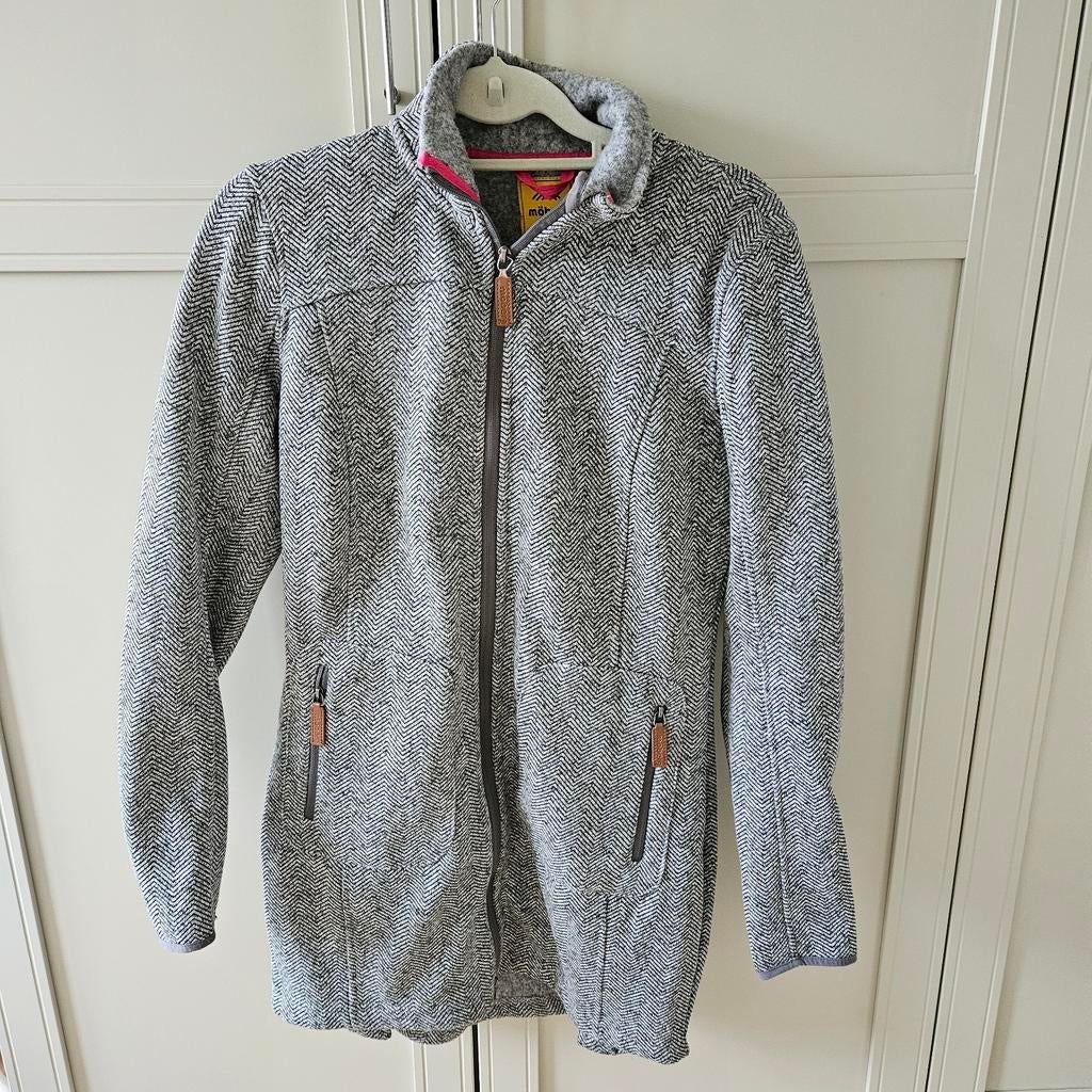 Möberg lang vest dames maat M, Kleding | Dames, Ophalen of Verzenden, Zo goed als nieuw, Grijs, Möberg