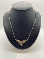 C796 Prachtige zilveren ketting finse stijl, Ophalen of Verzenden, Zilver, Ketting