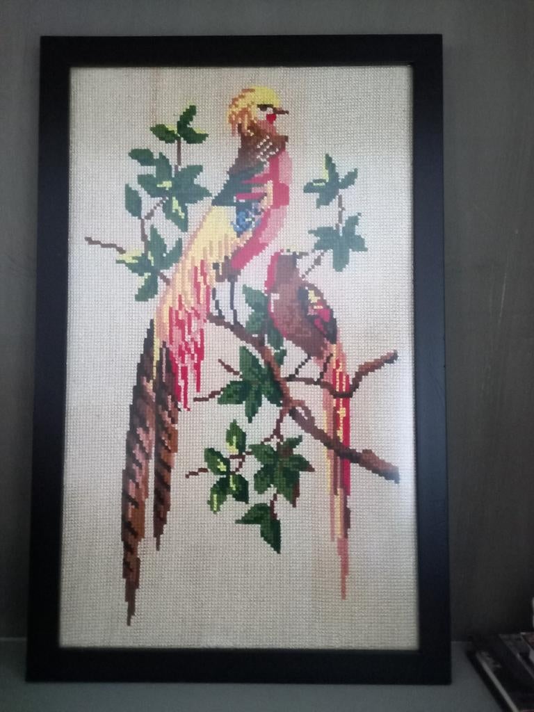 Borduurwerk, Ophalen, Minder dan 50 cm, Zo goed als nieuw, Schilderij