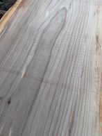 Zeer mooie iepen boomstambladen 245x60/70x4 cm, Ophalen, Planken, Zo goed als nieuw, Hardhout