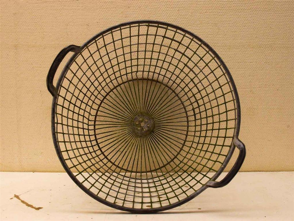 Vintage metalen aardappelmand 51363, Ophalen of Verzenden