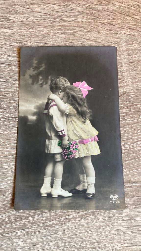 Oude ansichtkaart Fantasie naar Zee Hospitium Kijkduin, Ophalen of Verzenden, 1920 tot 1940, Gelopen