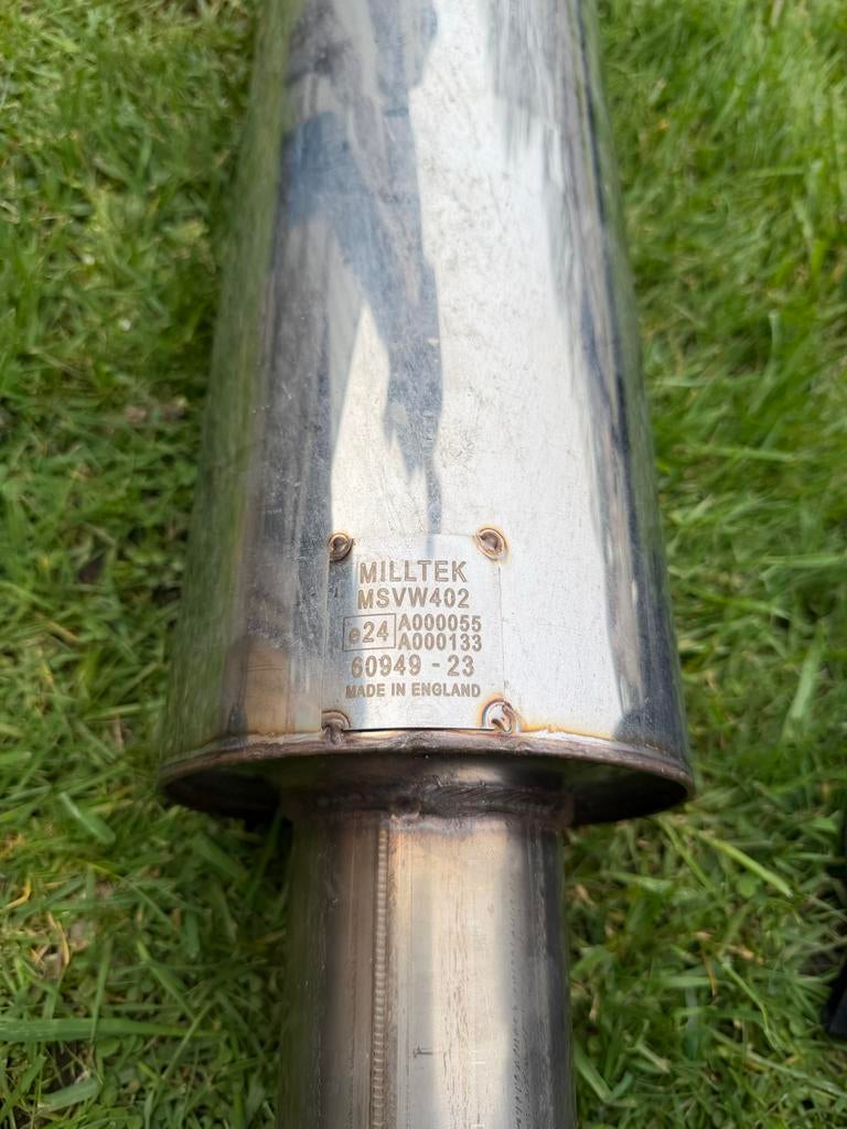 Milltek middendemper MSVW402 - gemaakt in England, Auto-onderdelen, Ophalen, Gebruikt, Volkswagen