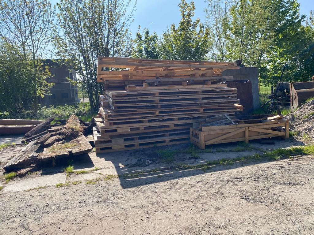 Stapel brand hout, Tuin en Terras, Haardhout, 3 tot 6 m³, Ophalen