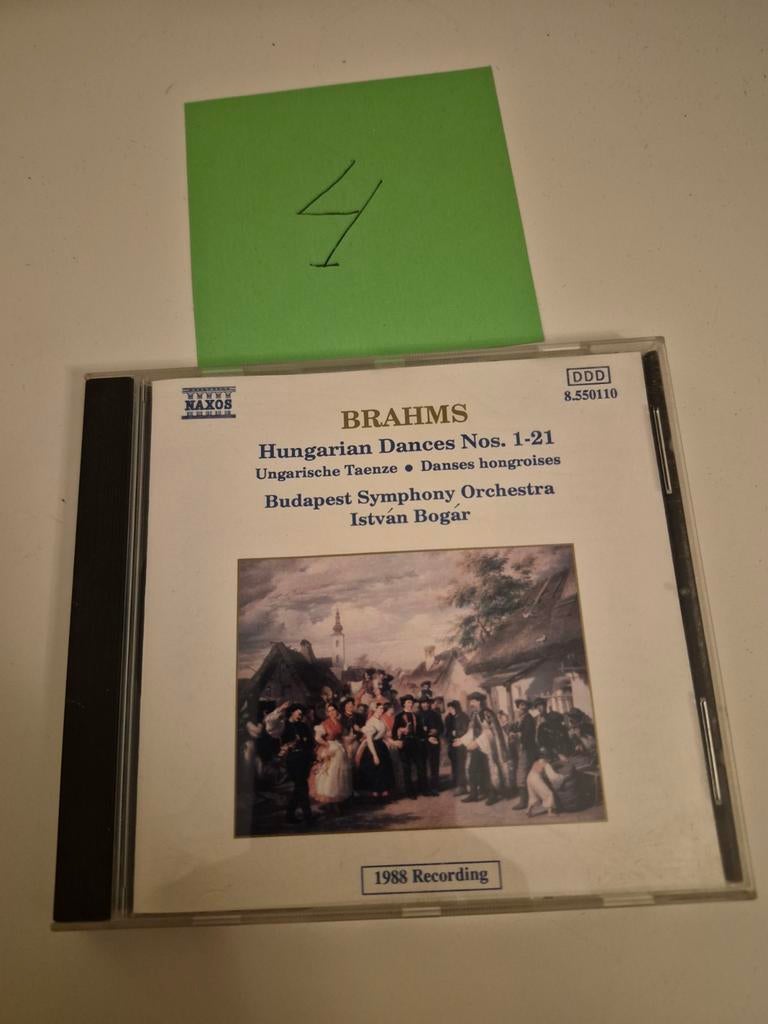Brahms Hongaarse Dansen CD - Budapest Symphony Orchestra, Ophalen of Verzenden, Romantiek, Gebruikt, Orkest of Ballet