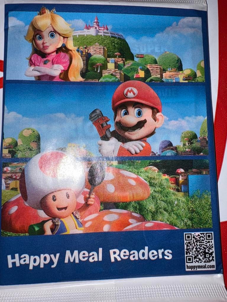 Mcdonalds mario happy meal reader, Ophalen of Verzenden