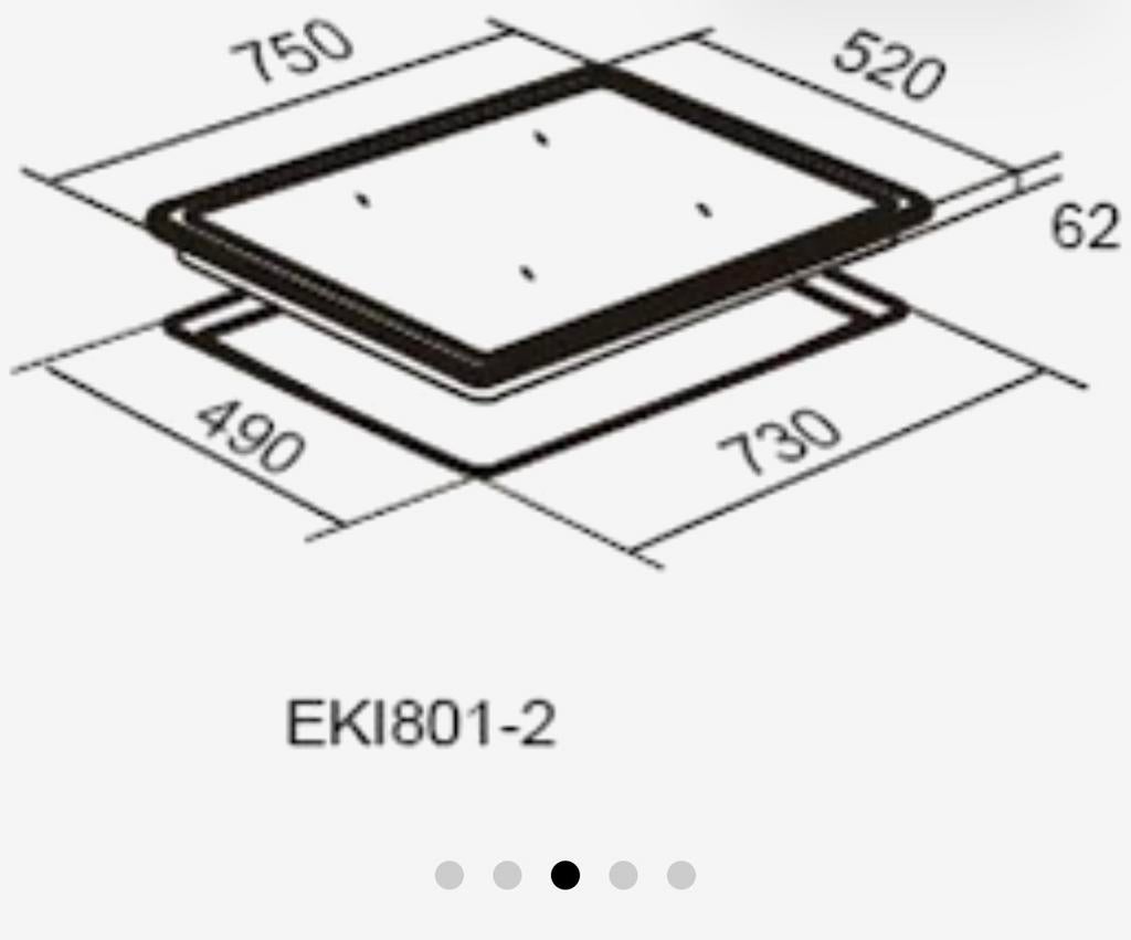 4-pits inductiekookplaat - Zo goed als nieuw - In doos, Ophalen, Zo goed als nieuw, Inductie, 4 kookzones