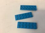 Lego plaat 2x6 azuurblauw, Ophalen of Verzenden, Gebruikt, Losse stenen, Lego