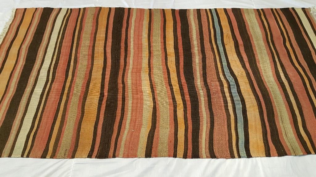 Perzische tapijt Ardabil kelim 265 x138/Kleed/Kussen/Oosters, 100 tot 150 cm, Www.simatapijten.nl, 200 cm of meer, Ophalen of Verzenden