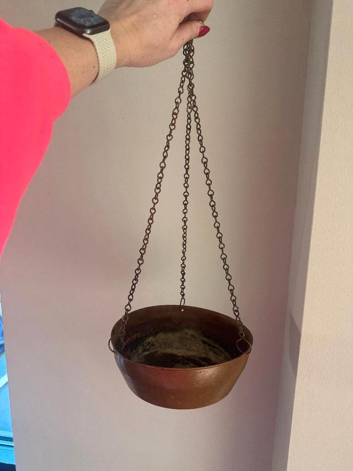 Koperen hangschaal, Antiek en Kunst, Antiek | Koper en Brons, Koper, Ophalen of Verzenden