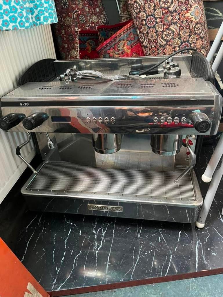 Expobar 2-groeps Espressomachine 230V, Witgoed en Apparatuur, Koffiezetapparaten, Stoompijpje, Gebruikt, Espresso apparaat, Ophalen of Verzenden