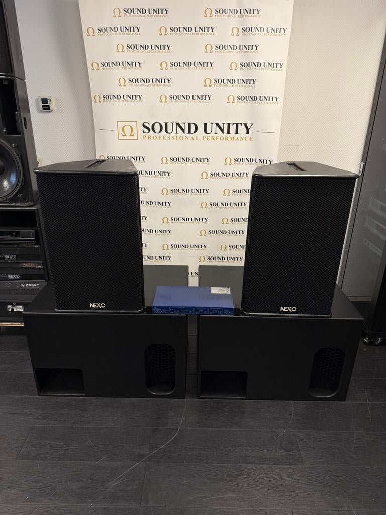 NEXO PS SYSTEM!! PS15 / LS1200 / TD Controller, Zo goed als nieuw, 120 watt of meer, Front, Rear of Stereo speakers, Ophalen