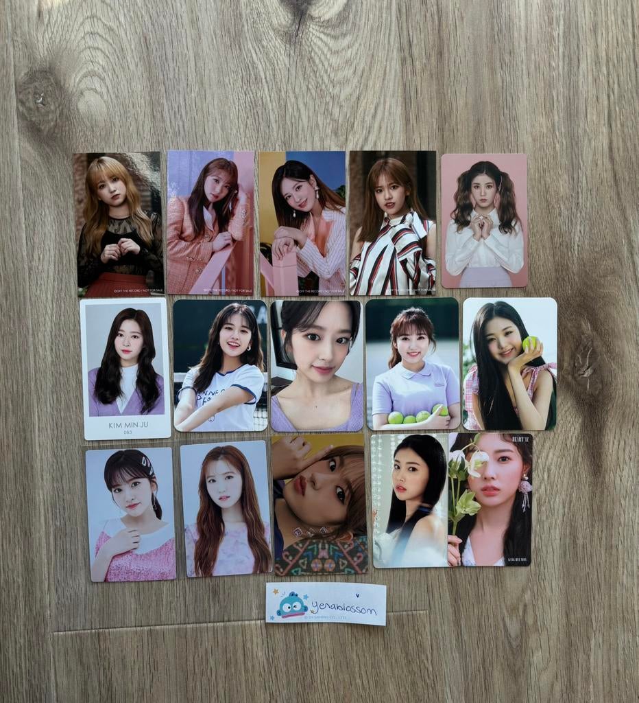 izone iz*one photocard minju sakura eunbi wonyoung yujin ive, Ophalen of Verzenden, Zo goed als nieuw, Foto of Kaart