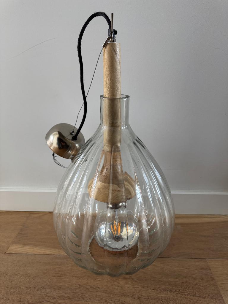 Dutchbone hanglamp!, Ophalen, Zo goed als nieuw, Glas, 50 tot 75 cm