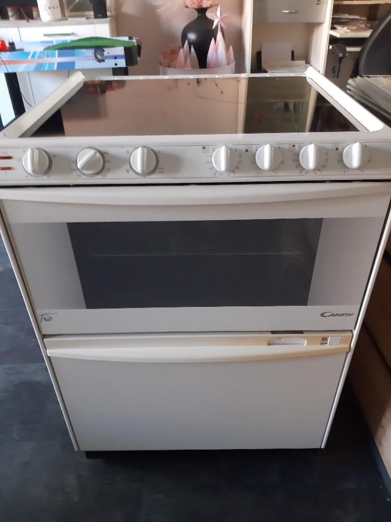 Candy Trio met keramische kookplaat, Witgoed en Apparatuur, Ophalen, Gebruikt, Keramisch, 4 kookzones