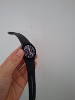 Samsung watch 4 horloge  bijna nooit gebruikt !, Zwart, Nieuw, Samsung ⌚️, Ophalen of Verzenden