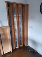 Vouw- harmonicadeur, Ophalen, 80 tot 100 cm, Binnendeur, 200 tot 215 cm