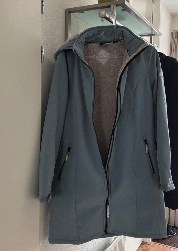 Jas maat 42  Bjornson outdoor kleur ijsblauw, Ophalen of Verzenden, Zo goed als nieuw, Maat 42/44 (L), Zwart