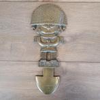 Messing muurhanger uit Peru. Inca zonnegod, Antiek en Kunst, Ophalen of Verzenden