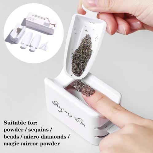 Dubbele Laag Glitter Box Franse Recycling Poeder, Sieraden, Tassen en Uiterlijk, Uiterlijk | Cosmetica en Make-up, Nieuw, Ophalen of Verzenden