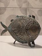 Zeer zeldzame antieke koperen offer vis van begin 1800 €119, Ophalen of Verzenden