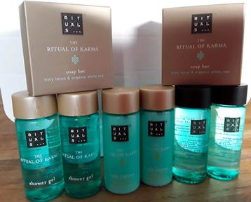 Setje van 8 Rituals of Karma mini's incl.vzkst voor €16,- beschikbaar voor biedingen