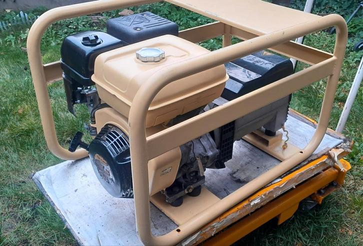 Aggregaat 6KVA 230V Robin/Subaru met Sincro. BTW vrij, Doe-het-zelf en Verbouw, Aggregaten, Gebruikt, Benzine, 5 tot 10 kVA, Ophalen